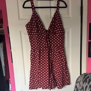 Trashy Diva MINDA ROMPER - DUBONNET DOTS